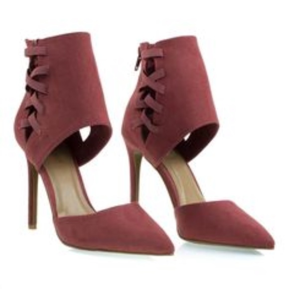 MAUVE  ANNE MICHELLE, POINTY TOE PUMP - Picture 4 of 5